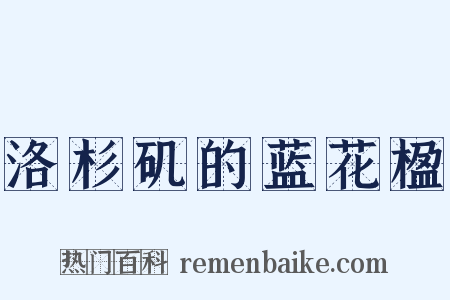 洛杉矶的蓝花楹是什么意思的图片